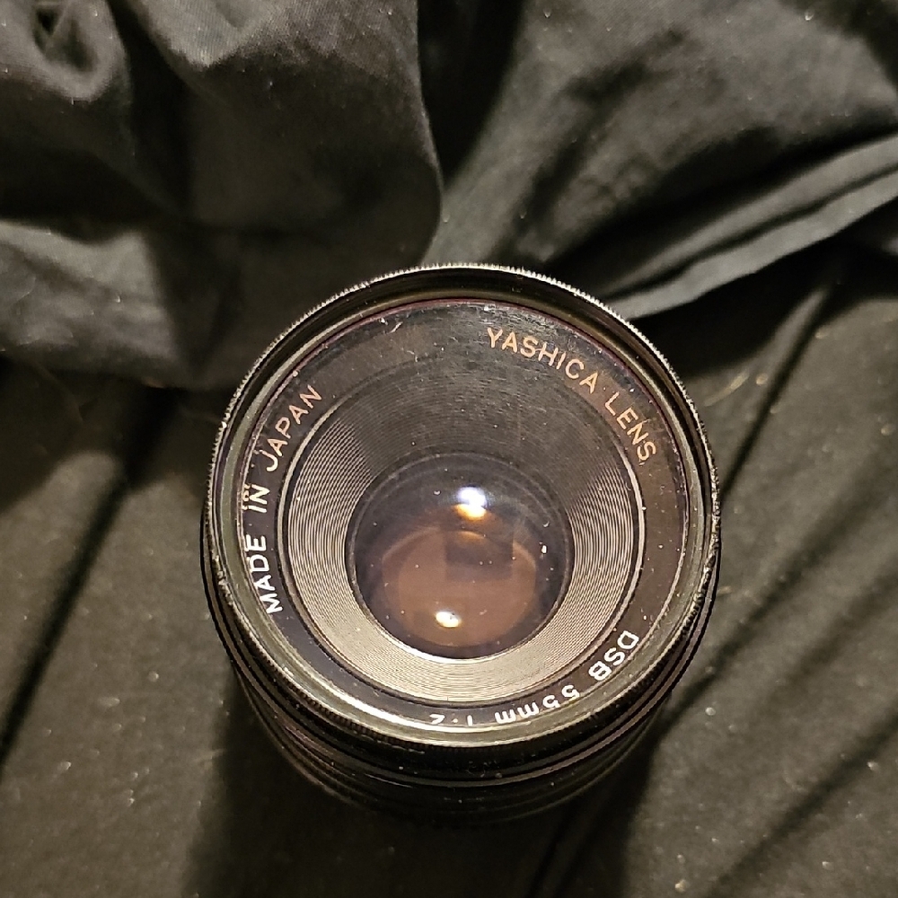 Yashica Black Vintage Lens Manual Focus
